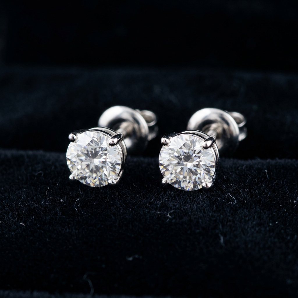 Classic Diamond Earrings