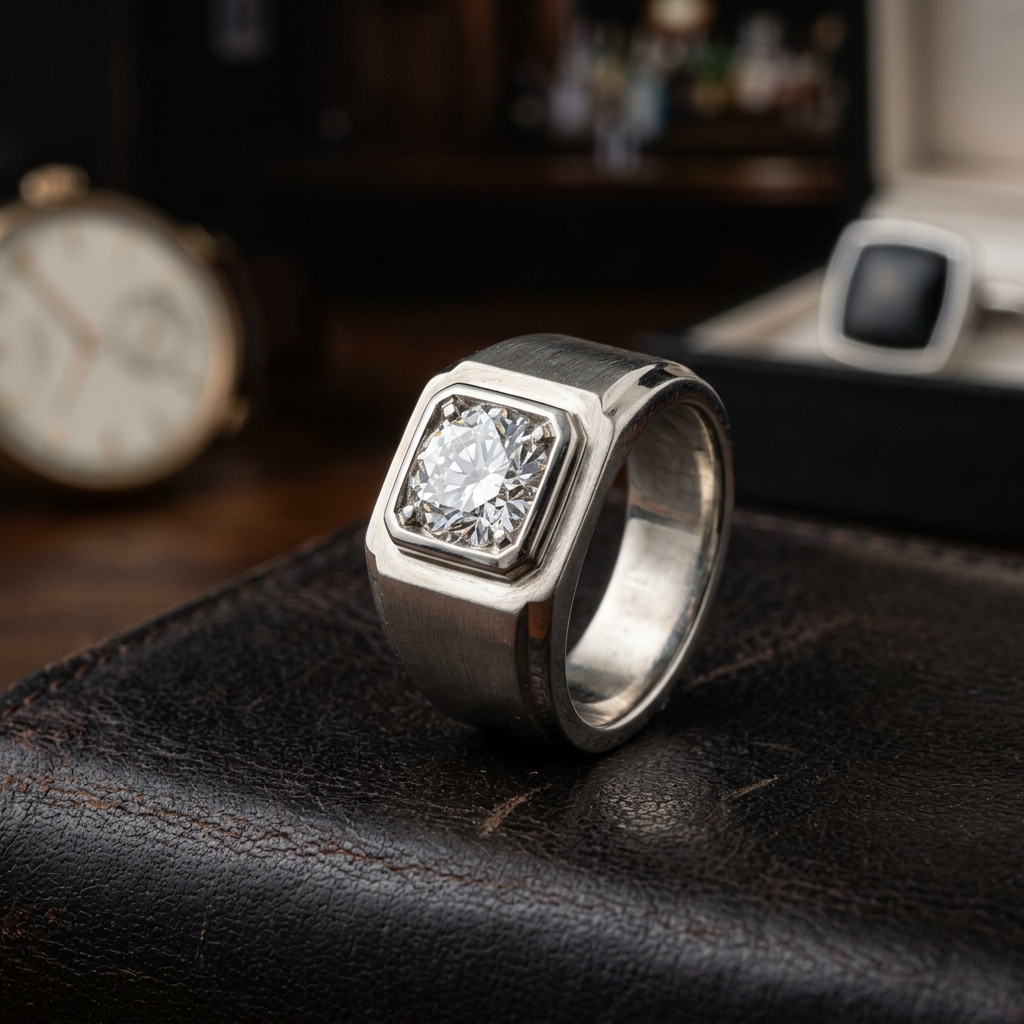 Classic Diamond Ring for Men